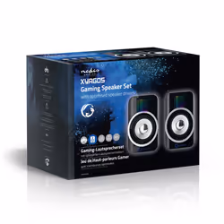Nedis GSPR20020BK altoparlante 1-via Blu, Nero Cablato 10 W - Vista aggiuntiva 6