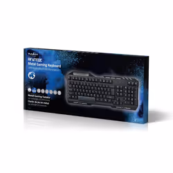 Nedis GKBD200BKUS tastiera Gaming USB QWERTY US International Nero - Vista aggiuntiva 5