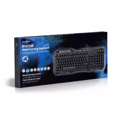 Nedis GKBD200BKUS tastiera Gaming USB QWERTY US International Nero - Vista aggiuntiva 6