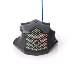 Nedis GMWD200BK mouse Gaming Mano destra Ottico 2400 DPI - Vista aggiuntiva 2