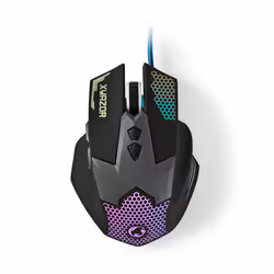 Nedis GMWD200BK mouse Gaming Mano destra Ottico 2400 DPI - Vista aggiuntiva 5