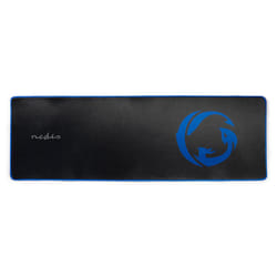 Nedis GMPD300BK tappetino per mouse Tappetino per mouse per gioco da computer Nero, Blu