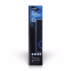 Nedis GMPD300BK tappetino per mouse Tappetino per mouse per gioco da computer Nero, Blu