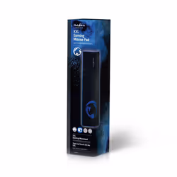 Nedis GMPD300BK tappetino per mouse Tappetino per mouse per gioco da computer Nero, Blu - Vista aggiuntiva 4