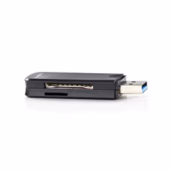 Nedis CRDRU3100BK lettore di schede Nero