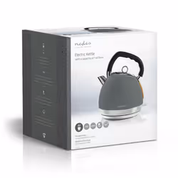 Nedis KAWK520EGY bollitore elettrico 1,8 L 2200 W Grigio - Vista aggiuntiva 7