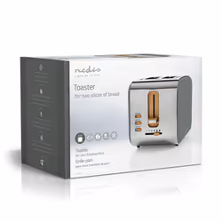Nedis KABT510EGY tostapane 6 2 fetta/e 900 W Grigio - Vista aggiuntiva 6