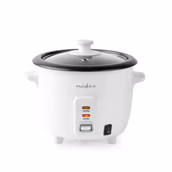 Nedis KARC06WT, Bianco, 0,6 L, 0,9 m, Acrilonitrile butadiene stirene (ABS), Acciaio inox, 300 W, Type F (CEE 7/4)