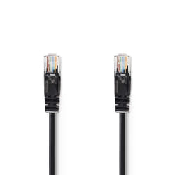 Nedis CCGP85100BK50 cavo di rete Nero 5 m Cat5e U/UTP (UTP)
