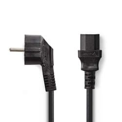 Nedis CEGP10000BK50 cavo di alimentazione Nero 5 m Spina di alimentazione di tipo F IEC C13