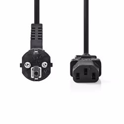 Nedis CEGP10000BK50 cavo di alimentazione Nero 5 m Spina di alimentazione di tipo F IEC C13 - Vista aggiuntiva 2
