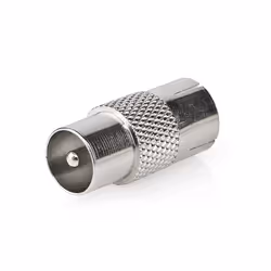 Nedis Coax Adapter, IEC, IEC, IEC, Maschio, Femmina, Nichel