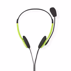 Nedis CHST100GN cuffia e auricolare Cablato A Padiglione Studio Verde - Vista aggiuntiva 2