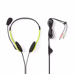 Nedis CHST100GN cuffia e auricolare Cablato A Padiglione Studio Verde - Vista aggiuntiva 7