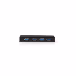 Nedis UHUBU3420BK hub di interfaccia USB 3.2 Gen 1 (3.1 Gen 1) Micro-B Nero - Vista aggiuntiva 2