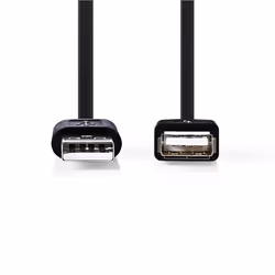 Nedis CCGB60010BK20 cavo USB USB 2.0 2 m USB A - Vista aggiuntiva 2