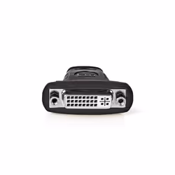 Nedis CVGB34910BK, HDMI Type A (Standard), DVI-D, Nero, Acciaio inox