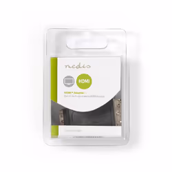 Nedis CVGB34912BK adattatore per inversione del genere dei cavi HDMI Type A (Standard) DVI-D Nero, Oro - Vista aggiuntiva 4