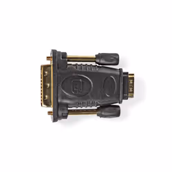 Nedis CVGB34912BK adattatore per inversione del genere dei cavi HDMI Type A (Standard) DVI-D Nero, Oro - Vista aggiuntiva 5