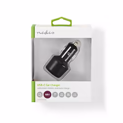 Nedis CCPD30W100BK Caricabatterie per dispositivi mobili Smartphone Nero Accendisigari Ricarica rapida Auto - Vista aggiuntiva 4