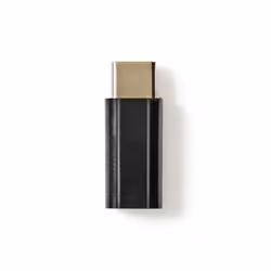 Nedis CCGP60910BK, USB-C, Micro B, Nero