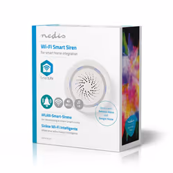 Nedis WIFISI10CWT sirena Sirena wireless Interno Bianco - Vista aggiuntiva 6