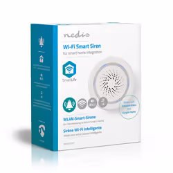 Nedis WIFISI10CWT sirena Sirena wireless Interno Bianco - Vista aggiuntiva 7