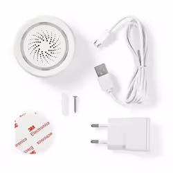 Nedis WIFISI10CWT sirena Sirena wireless Interno Bianco - Vista aggiuntiva 8