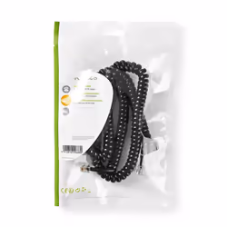 Nedis TCGP90100BK50 cavo telefonico 5 m Nero