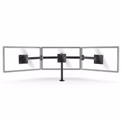 Nedis ERGOTMM100BK, Morsa, 21 kg, 35,6 cm (14"), 61 cm (24"), 100 x 100 mm, Nero