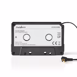 Nedis ACON2200BK, Nero, Plastica