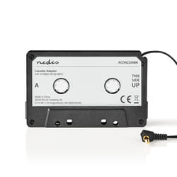 Nedis ACON2200BK adattatore di cassette audio Nero