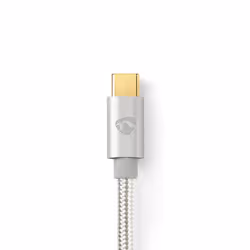 Nedis CCTB65940AL10 cavo audio 1 m USB C 3.5mm Alluminio - Vista aggiuntiva 3