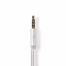 Nedis CCTB65940AL10 cavo audio 1 m USB C 3.5mm Alluminio - Vista aggiuntiva 4