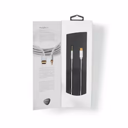 Nedis CCTB65940AL10 cavo audio 1 m USB C 3.5mm Alluminio - Vista aggiuntiva 6