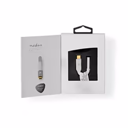 Nedis CCTB65950AL008 cavo audio 0,08 m 3.5mm USB Alluminio - Vista aggiuntiva 5