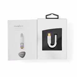 Nedis CCTB65950AL008 cavo audio 0,08 m 3.5mm USB Alluminio - Vista aggiuntiva 6