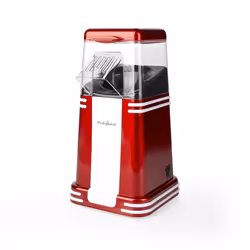Nedis FCPC100RD macchina per popcorn Rosso, Bianco 4 min 1200 W - Vista aggiuntiva 4