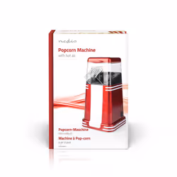 Nedis FCPC100RD macchina per popcorn Rosso, Bianco 4 min 1200 W - Vista aggiuntiva 7