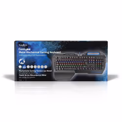 Nedis GKBD400BKND tastiera Gaming USB QWERTY Olandese Nero - Vista aggiuntiva 6
