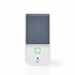 Nedis WIFIPO120FWT, Esterno, Grigio, Bianco, Plastica, IP44, Wireless, Wi-Fi