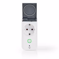 Nedis WIFIPO120FWT presa intelligente 3680 W Grigio, Bianco