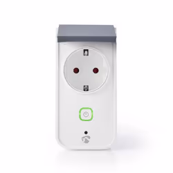 Nedis WIFIPO120FWT presa intelligente 3680 W Grigio, Bianco