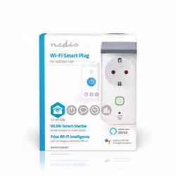 Nedis WIFIPO120FWT presa intelligente 3680 W Grigio, Bianco - Vista aggiuntiva 6