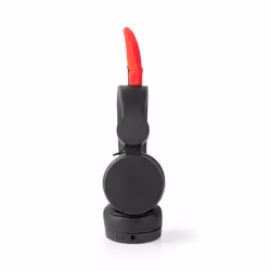 Nedis HPWD4000BK cuffia e auricolare Cuffie Cablato A Padiglione Studio Nero, Rosso - Vista aggiuntiva 2