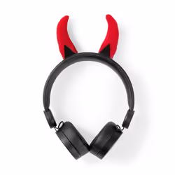 Nedis HPWD4000BK cuffia e auricolare Cuffie Cablato A Padiglione Studio Nero, Rosso - Vista aggiuntiva 3