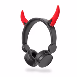Nedis HPWD4000BK cuffia e auricolare Cuffie Cablato A Padiglione Studio Nero, Rosso - Vista aggiuntiva 7
