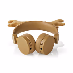 Nedis HPWD4000BN cuffia e auricolare Cuffie Cablato A Padiglione MUSICA Marrone - Vista aggiuntiva 4