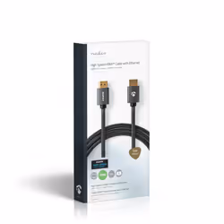 Nedis CVTB34000GY10 cavo HDMI 1 m HDMI tipo A (Standard) Grigio - Vista aggiuntiva 8