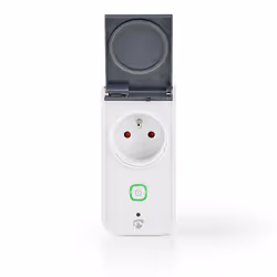 Nedis WIFIPO120EWT presa intelligente Grigio, Bianco